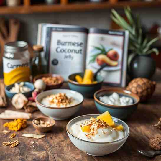 Vegan Recipes Using Coconut Milk - Make Burmese Coconut Jelly